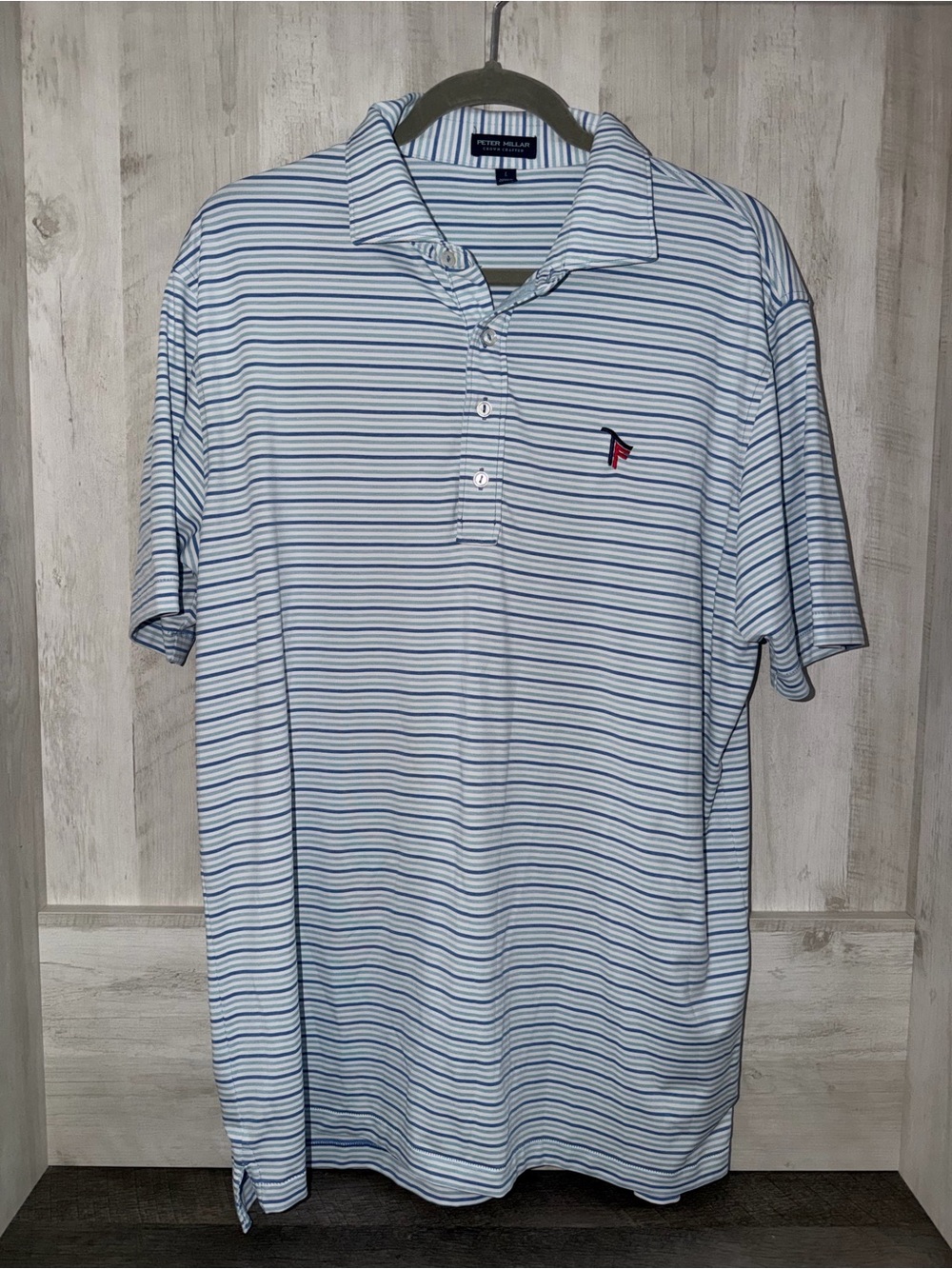 Peter Miller Trinity Forest Men's Performance Stretch Golf Polo Crown Crafted